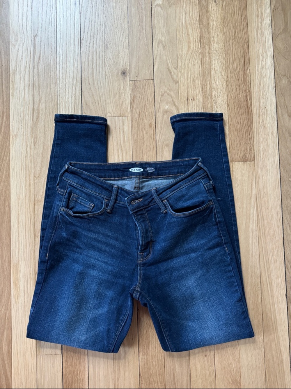 Old Navy Deep Indigo High-Rise Skinny Jeans